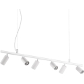 Ideal Lux - Lámpara LED colgante DYNAMITE 6xGU10/7W/230V CRI 90 blanco